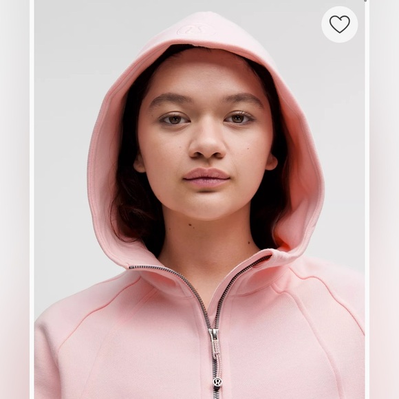 NWT Lululemon Scuba Oversized Half Zip Hoodie in Strawberry Milkshake Pink M/L - Picture 5 of 13